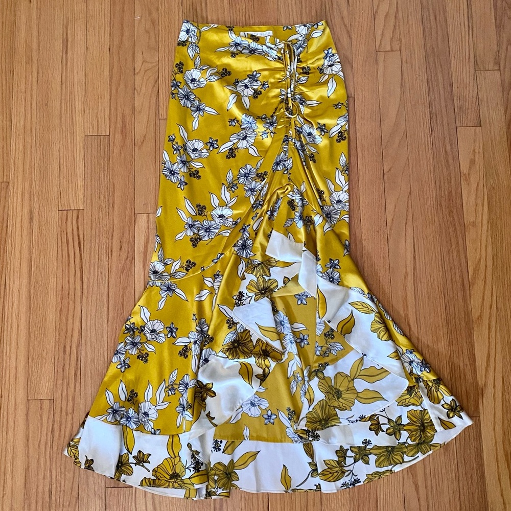 Veronica Beard: Darcy Skirt (Yellow Multi, 00)